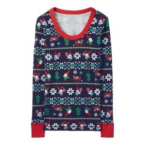 Hanna Andersson Holiday Gnome Pajama Top - Size XS